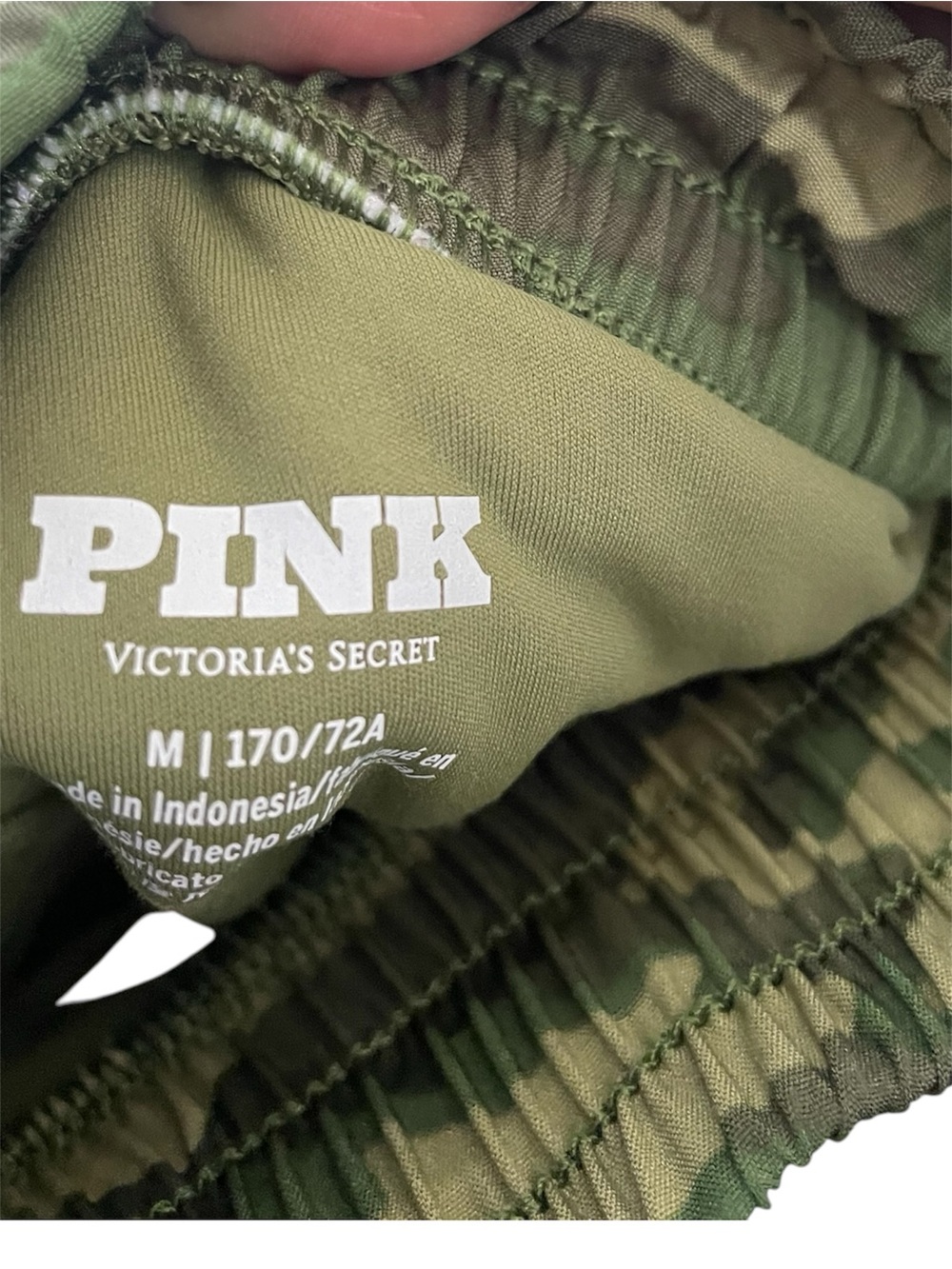 PINK Camo Drawstring Mini Skort with Neon Accents - Picture 3 of 5